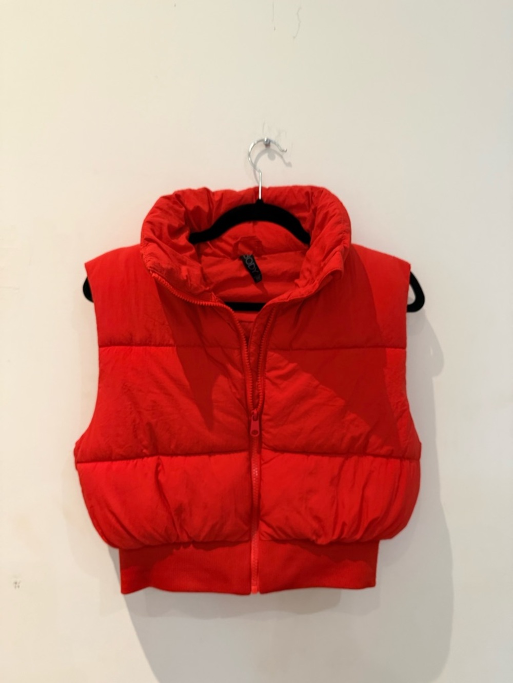 Red Puffer Vest Jacket